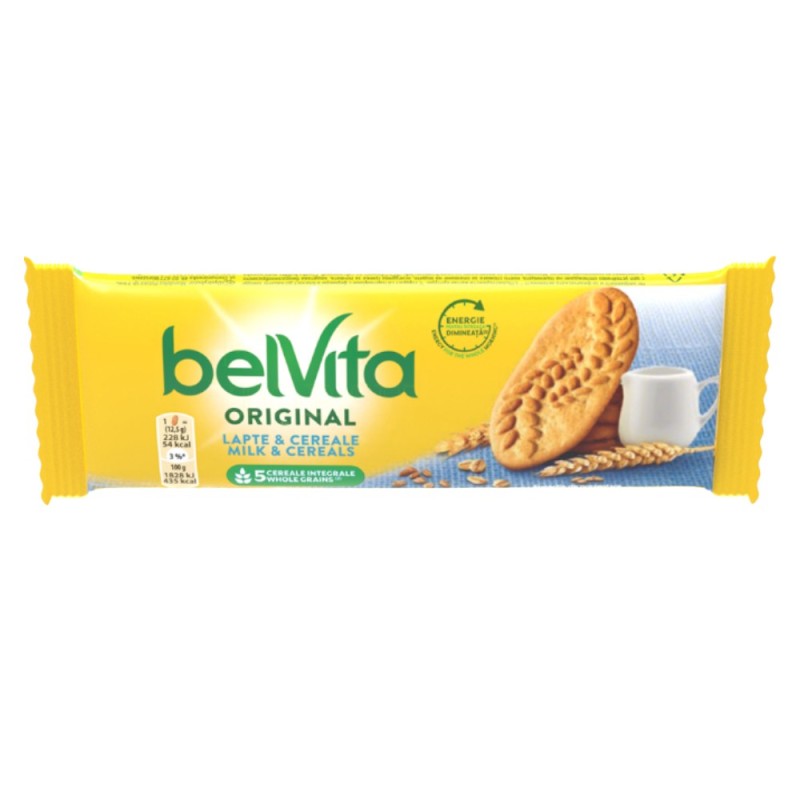 Biscuiti cu Cereale si Lapte Belvita Start, 50 g