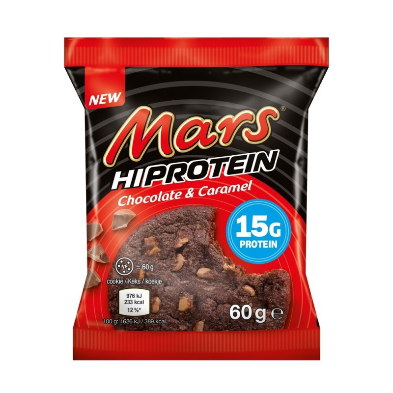 Biscuiti cu Ciocolata si Caramel, Mars, Hiprotein, 60 g