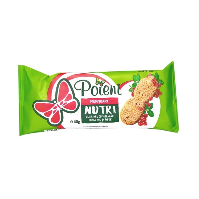 Biscuiti cu Merisoare, Poieni, 40 g