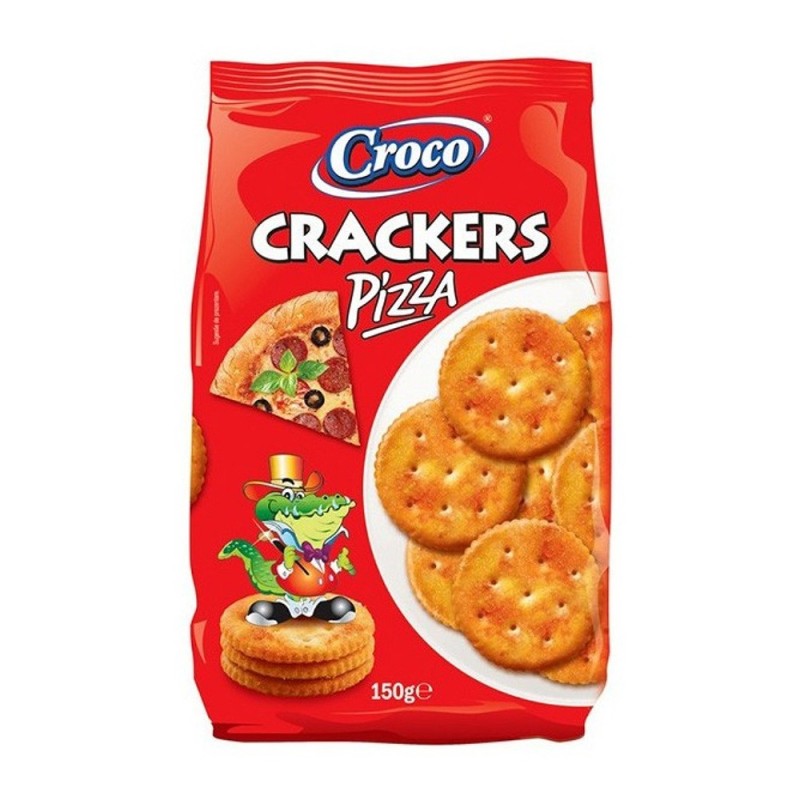 Biscuiti cu Pizza Croco Crackers, 150 g