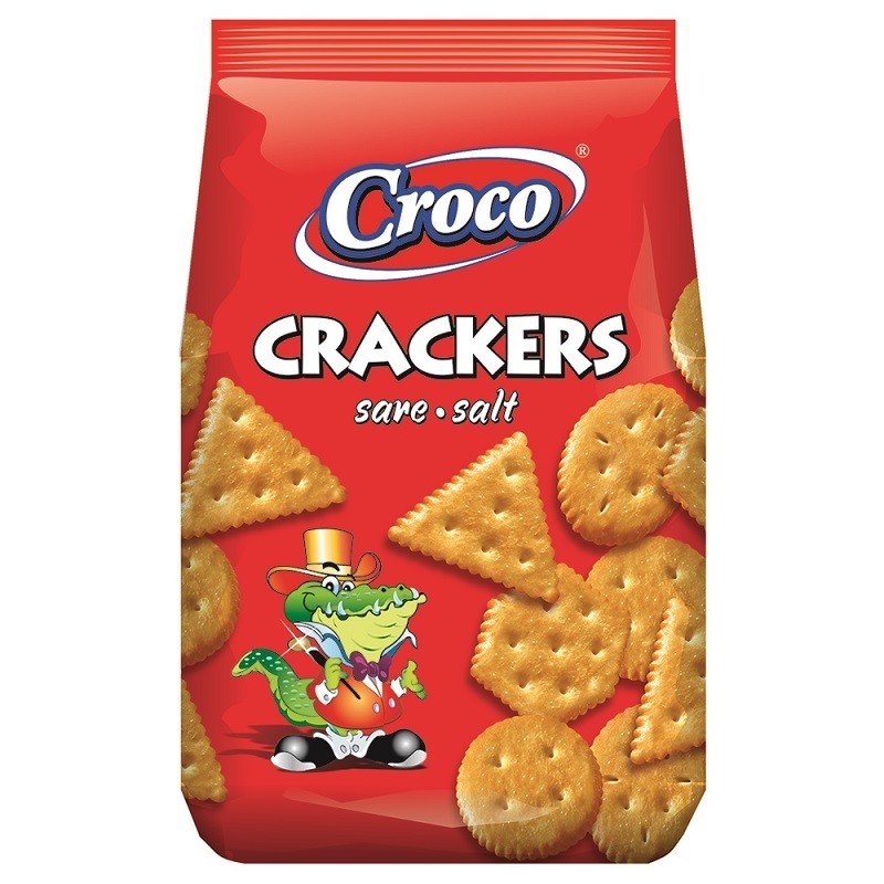 Biscuiti Sarati Croco Crackers Sare 100 g