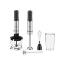 Blender 5 in 1, Inox, Functie Turbo, 12 Trepte Viteza, Putere 1200W