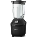 Blender 600W, 2 l, 2 Viteze/Pulse, Zdrobire Gheata, Sistem ProBlend, Aplicatia NutriU, Negru, Philips Seria 3000