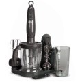 Blender cu Cana si Accesorii, Doua Viteze, Putere 700W, Gri