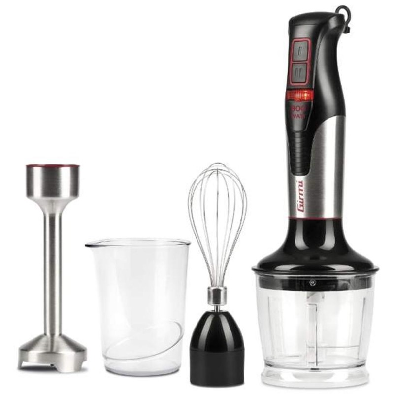 Blender Multifunctional, 800 W, Viteza Reglabila, Inox, Negru, Girmi