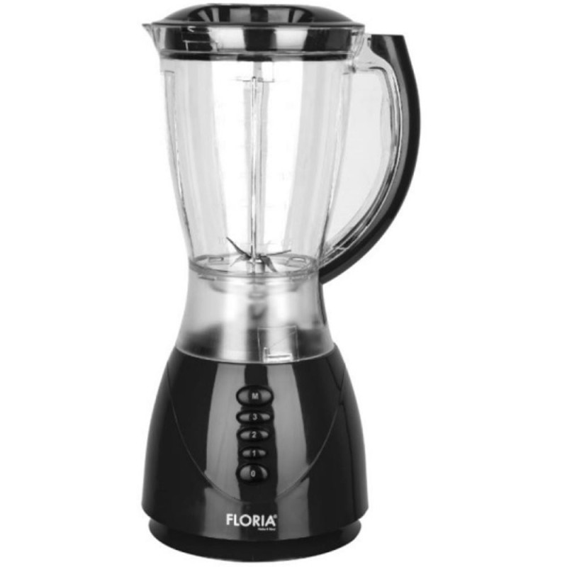 Blender Masa cu 3 Viteze, Functie Puls, Capacitate 1.5 l, Putere 300W, Negru