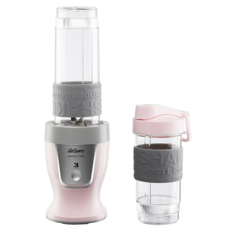 Blender Shake'N Take AR1032, 300W, 1x 570 ml, 1x 400 ml, Roz, Arzum