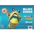 Bloc Desen, A4, 180gr/mp, 16 Coli, Koh-I-Noor, Girafa