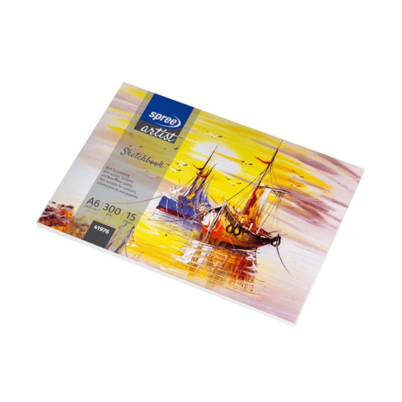 Bloc Desen A6, Spree Artist, 300 g, 15 Coli