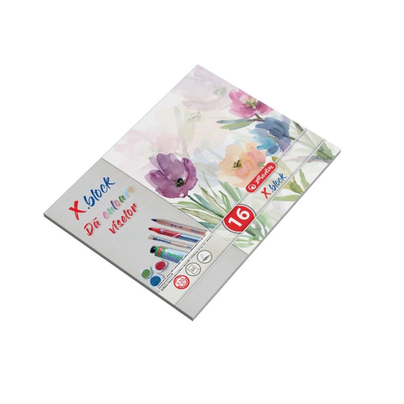 Bloc Desen x Block A4, 16 File, 120 g, Policrom