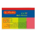 Bloc Notite Mini Adezive, 20 mm x 50 mm, 50 File, 4 Bucati, Herlitz