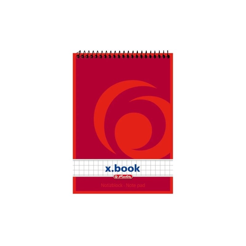 Bloc Notite X.Book, Format A6, Spirala, 50 File, Matematica
