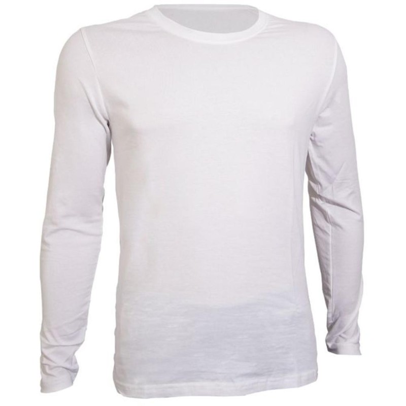 Bluza cu Maneca Lunga pentru Barbati, Alba M