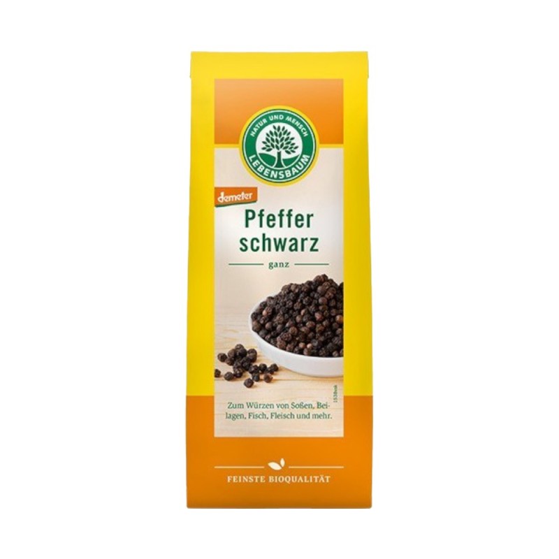 Boabe de Piper Negru, BIO, 50 g, Lebensbaum