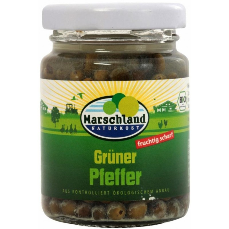 Boabe de Piper Verde Bio in Saramura 100 g, Marschland Naturkost