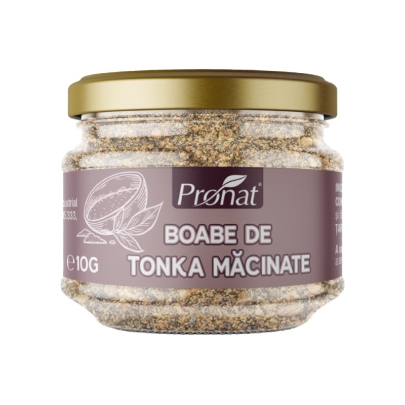 Boabe de Tonka Macinate, 10 g, Pronat