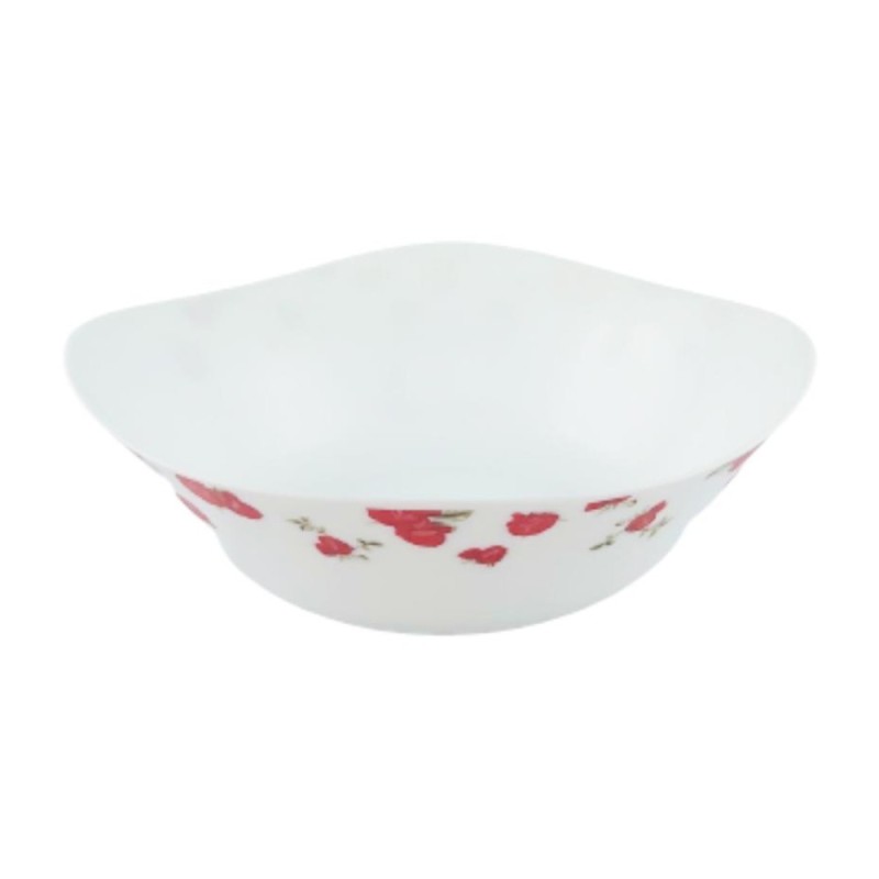 Bol Patrat pentru Salata 25 x 25 cm, Opal Red Mahour