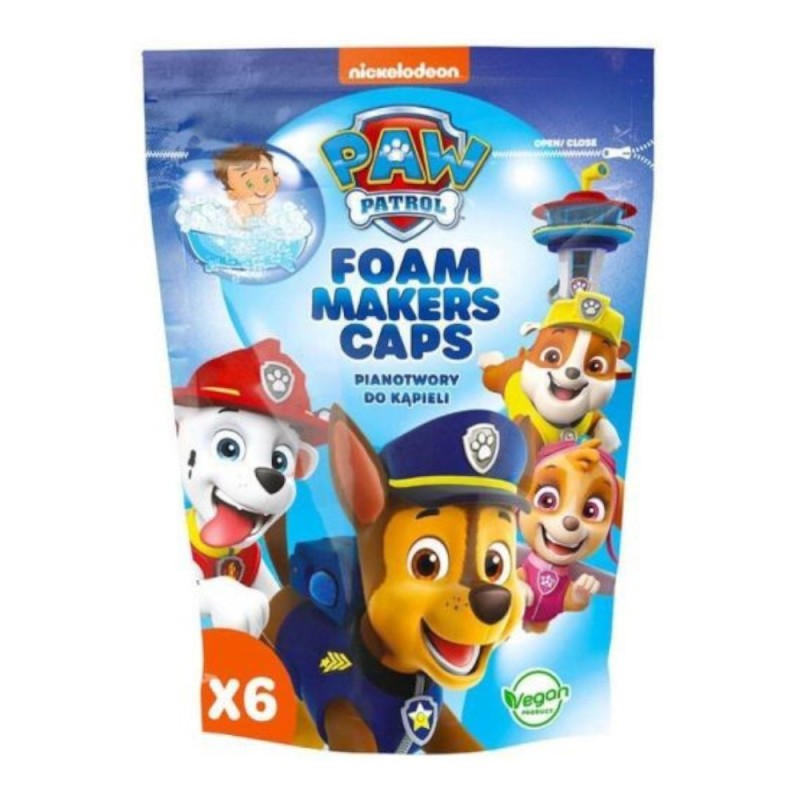 Bombe de Baie pentru Copii Paw Patrol, Aloe Vera, 6 Bucati, 16 g