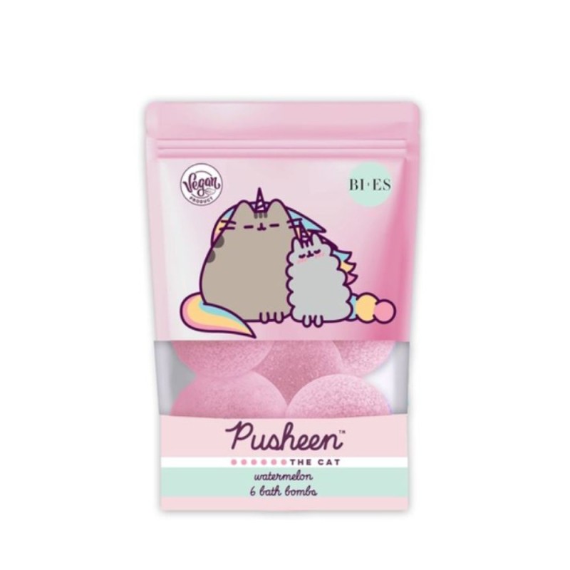 Bombe de Baie Pusheen Pepene Rosu, Bi-Es 6 x 55 g