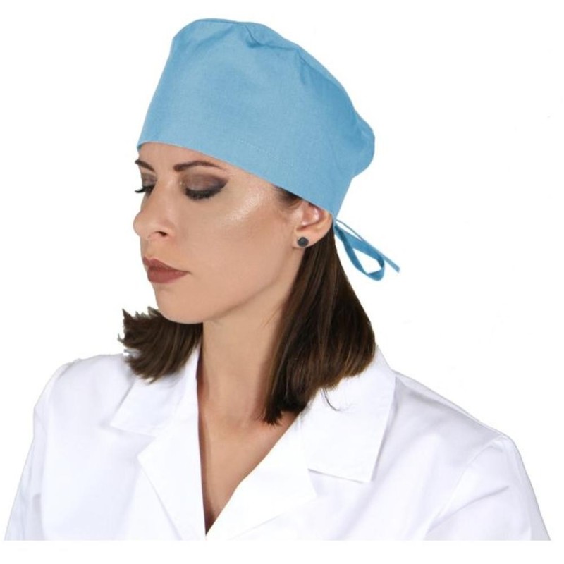 Boneta Unisex, cu Legaturi, Tercot, 170 g, Bleu