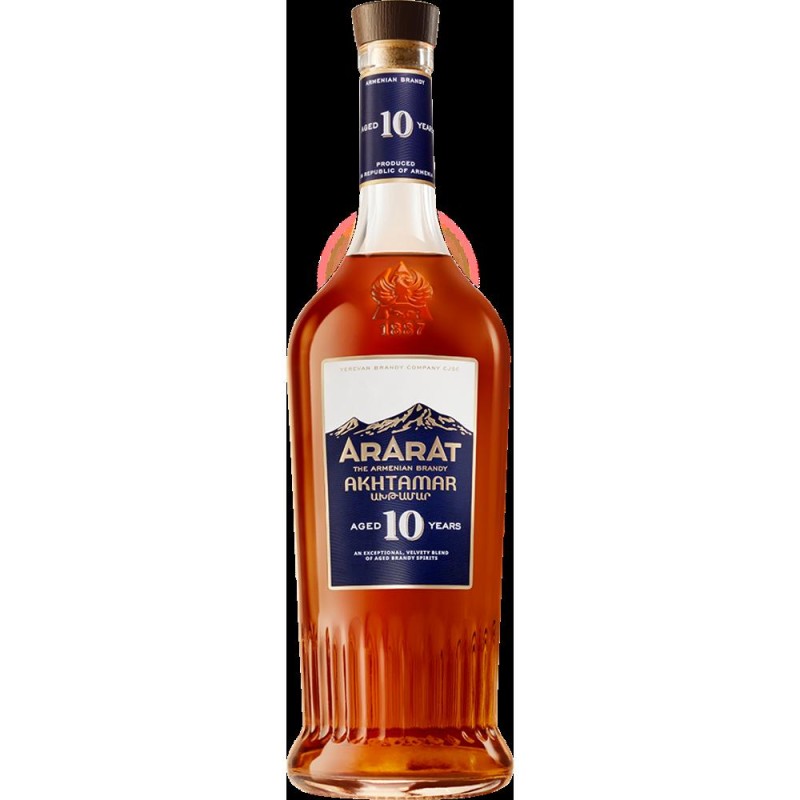 Brandy Ararat, Vechime 10 Ani, Akht, Alcool 40%, 0.7 l