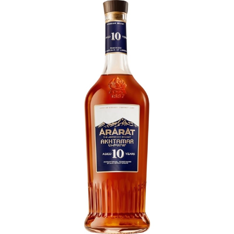 Brandy Ararat, Vechime 10 Ani, Akht, Alcool 40%, 0.7 l