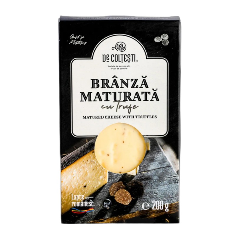 Branza Maturata cu Trufe, De Coltesti, 200 g