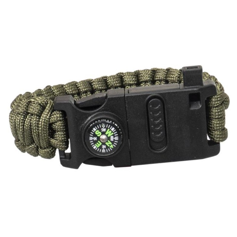 Bratara cu Busola pentru Drumetii, 5 in 1