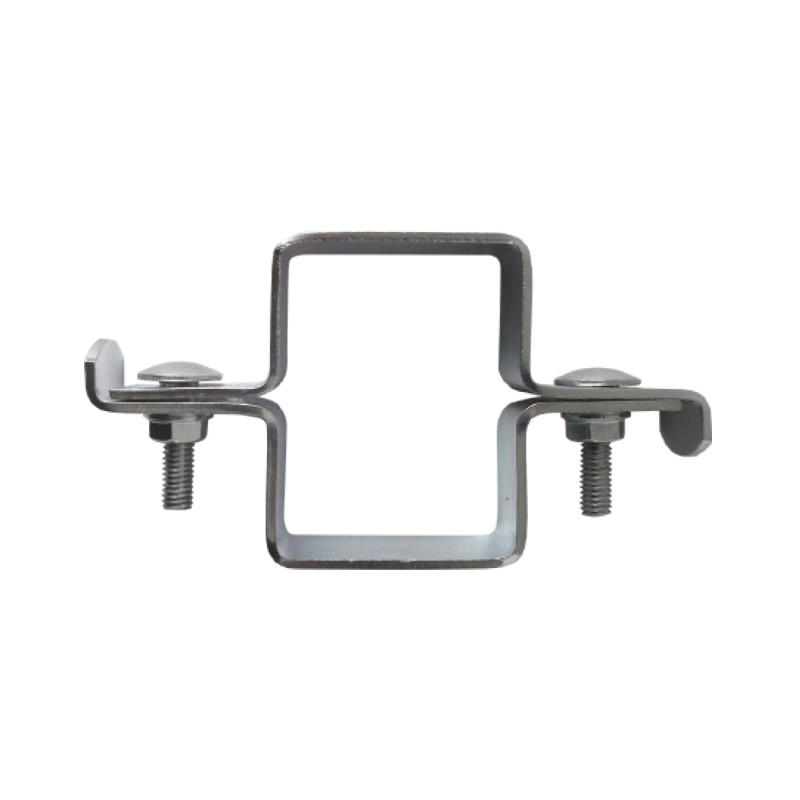 Brida Fixare Traseu pentru Stalpi Rectangulari Dimensiuni Stalp 60x40 Mm Acoperire Vopsit Ral 6005