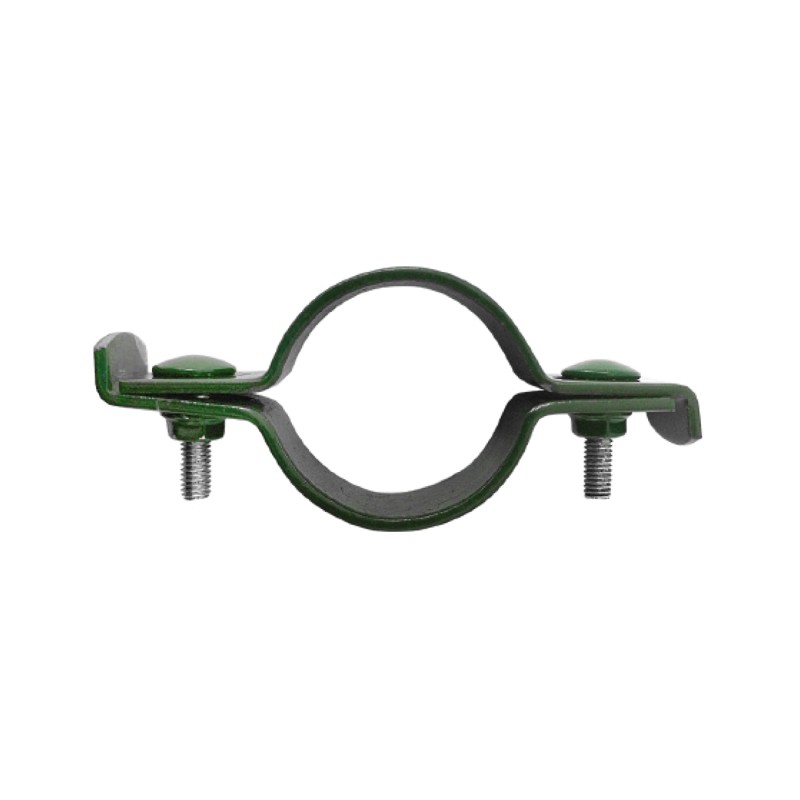 Brida Fixare Traseu pentru Stalpi Rotunzi Ø 48.3 Mm Ø 1.5 Inch Acoperire Vopsit Ral 6005