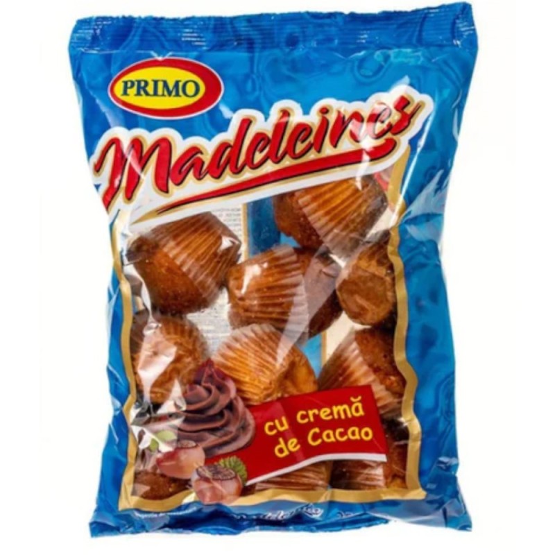 Briose cu Crema de Cacao Madeleines, 250 g