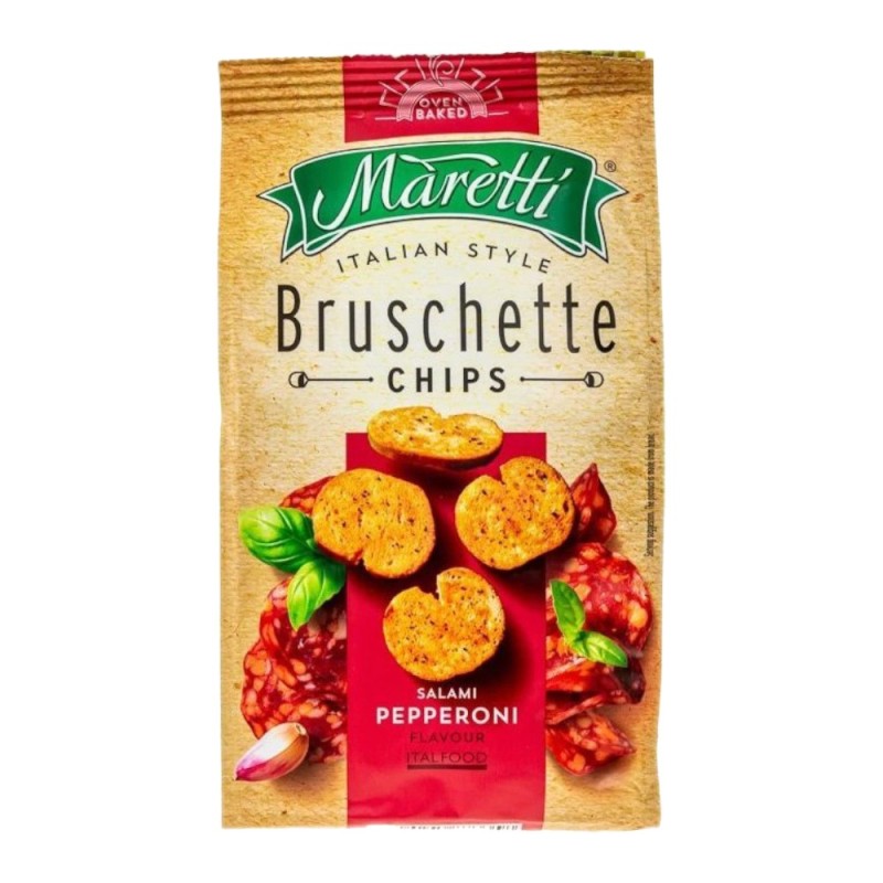 Bruschete Maretti, cu Aroma de Salam Pepperoni, 70 g