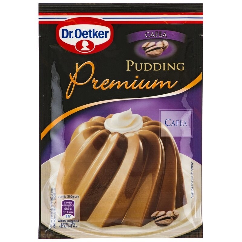 Budinca Premium Dr. Oetker Cafea 37 g