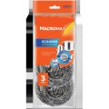Bureti de Vase Macromax, Inox, Spirala, 3 Bucati