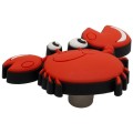 Buton Mobilier Copii Crab Rosu, 75x63x24 mm