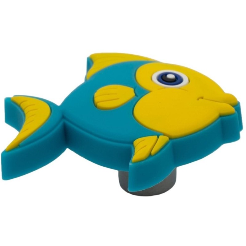 Buton Mobilier Copii Pestisor Albastru, 50x51x24 mm