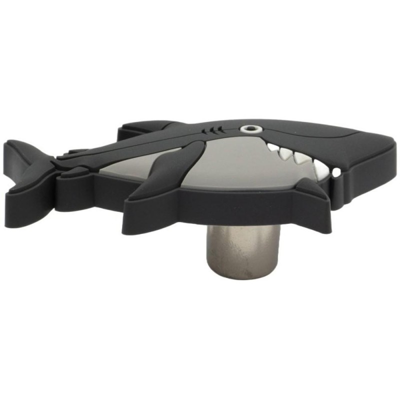 Buton Mobilier Copii Rechin Gri, 70x31x24 mm