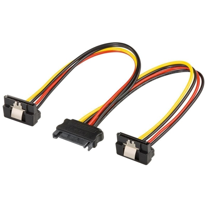 Cablu Alimentare SATA mama - 2 x Sata 90°, Goobay