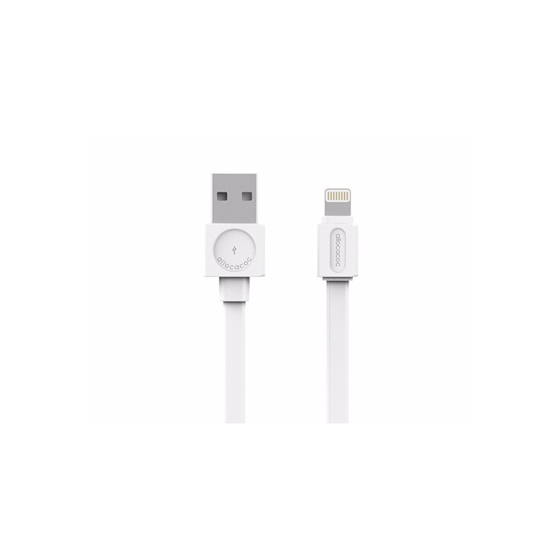 Cablu Alimentare/sync USB - Lightning 1.5m Alb, Allocacoc