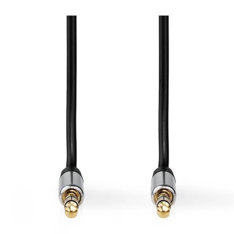 Cablu Audio Stereo Nedis 2.5 mm - 3.5 mm, 1 m, Negru
