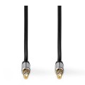 Cablu Audio Stereo Nedis 2.5 mm - 3.5 mm, 1 m, Negru