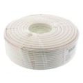 Cablu Coaxial RG6, Fire Otel Cuprat, Triplu Ecranat, 64 x 0.12mm Al+Folie Al, Rola 100m, Well