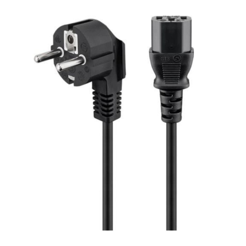 Cablu de Alimentare Calculator Schuko 90 Grade Tata, CCE Mama 2.0 m