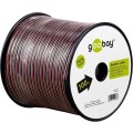 Cablu Difuzor Rosu / Negru 2 x 0.75mmp, Cupru 100m, Goobay