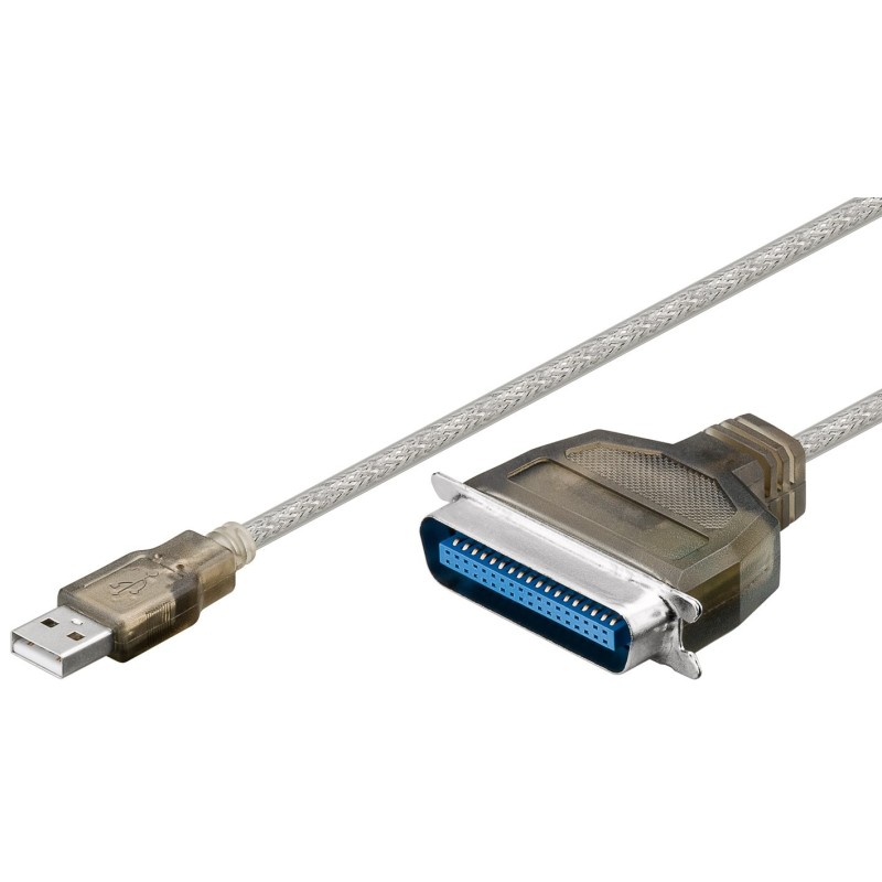 Cablu Imprimanta USB 2.0 A Tata - 36 pini Centronics Tata, 1.5m, Goobay