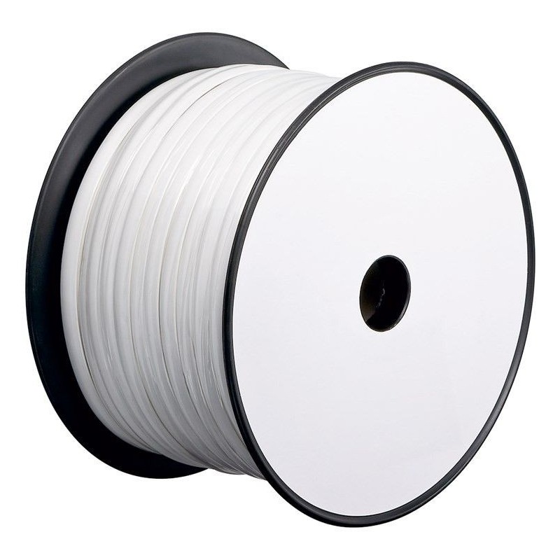 Cablu Telefon Plat 4 Fire 100 m, Alb, CCA Goobay