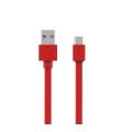 Cablu USB 2.0 A Tata - USB C Tata, Rosu, 1.5m, Allocacoc
