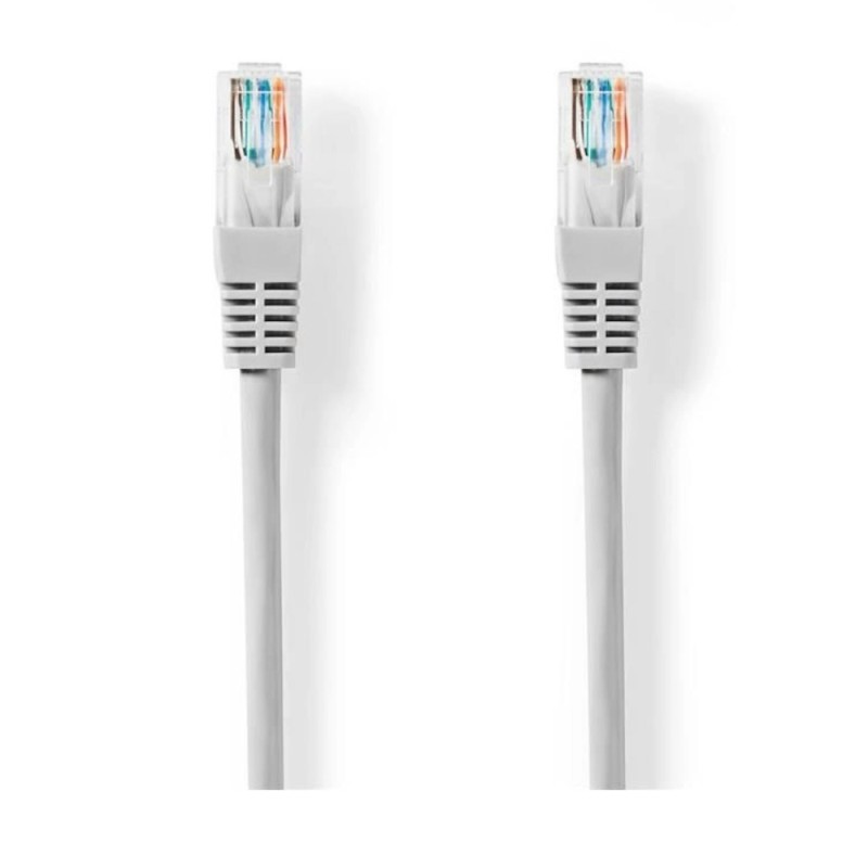 Cablu UTP, Cat5e, Patch Cord, 0.5 m, Gri, Nedis