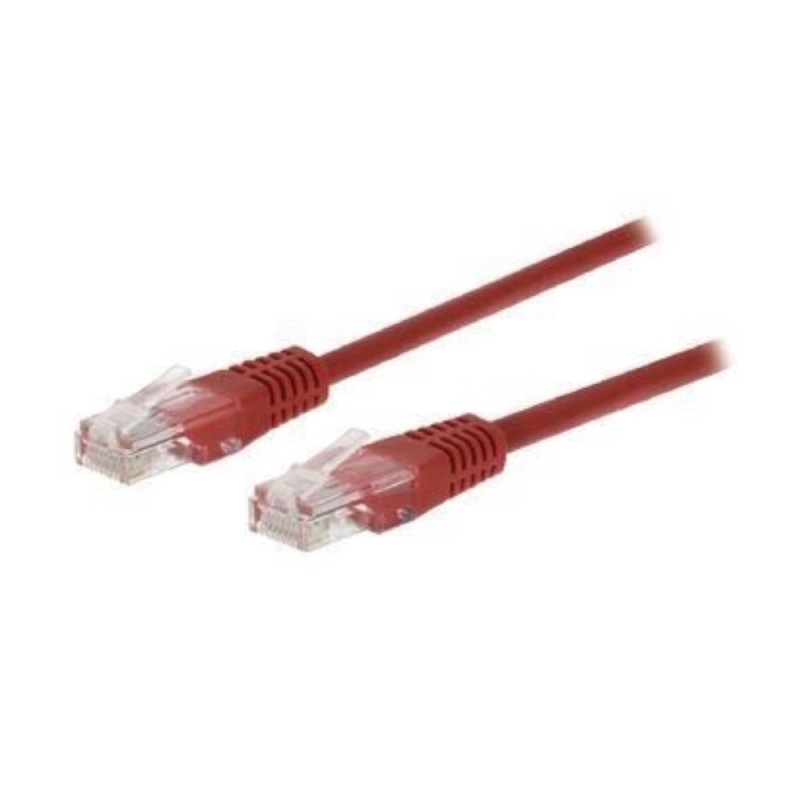 Cablu UTP Cat5e RJ45 (8P8C) Tata, RJ45 (8P8C) Tata, 3.00 m, Rosu, Valueline