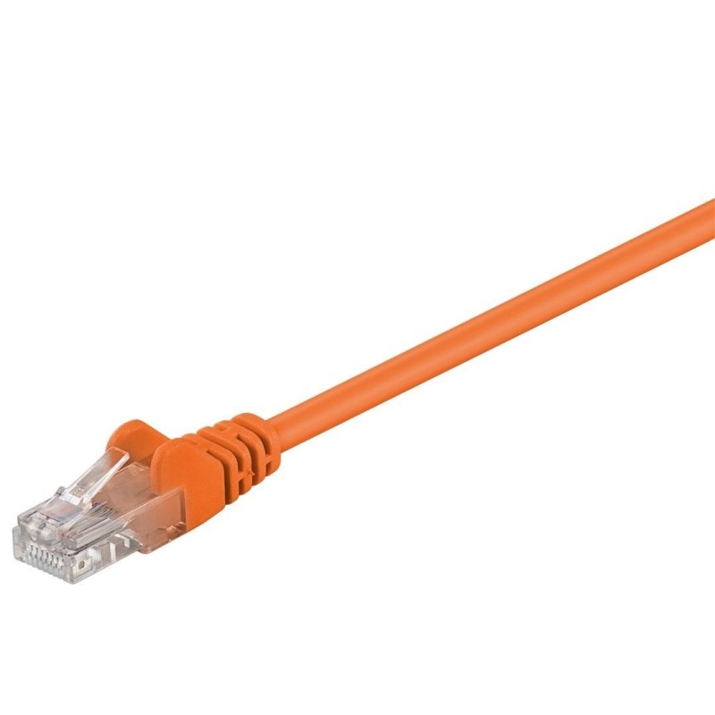 Cablu UTP Goobay, Cat 5e, Patch Cord, 20m, Portocaliu